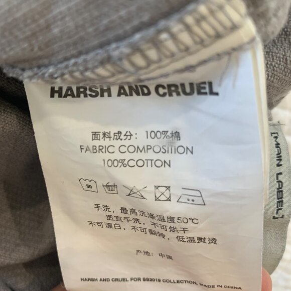 Harsh and Cruel Corduroy Cargo Pants Size M - Picture 6 of 13